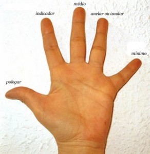 Nome dos dedos