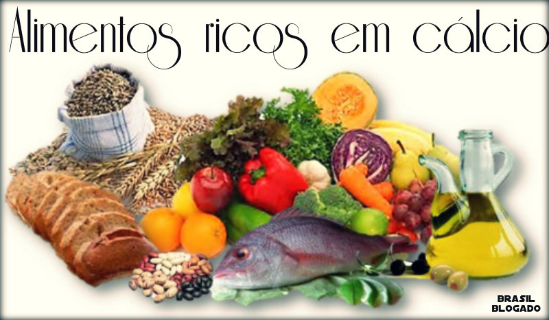 Alimentos ricos em cálcio