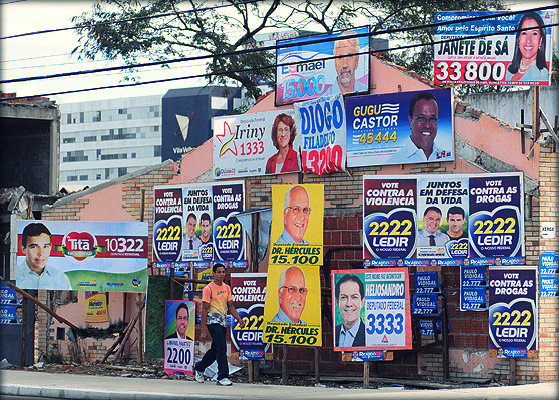 Exemplo de poluição visual. (Foto: Reprodução)