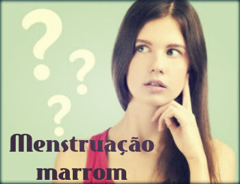 Menstruação marrom: causas, sintomas e ajuda médica.