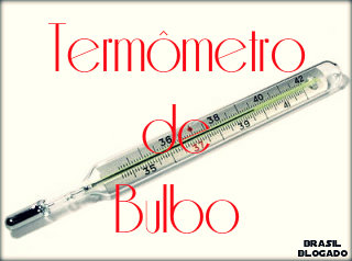 Representação de um termômetro de bulbo