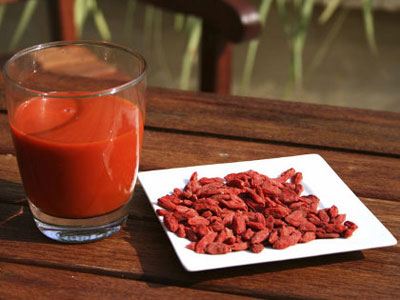 Suco goji berry