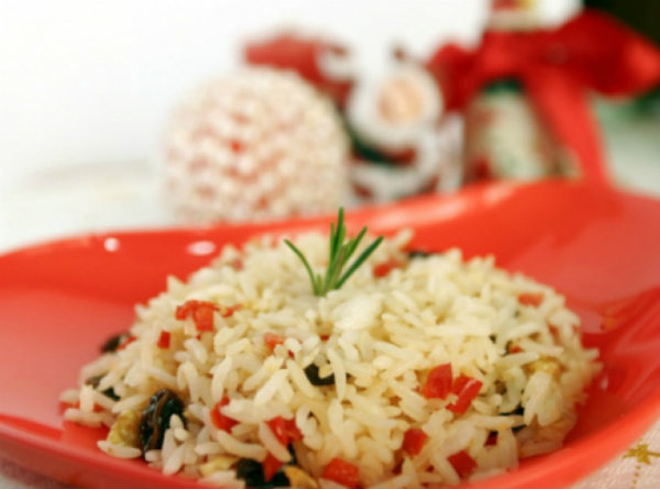 Arroz natalino Receita de Natal - Brasil Blogado