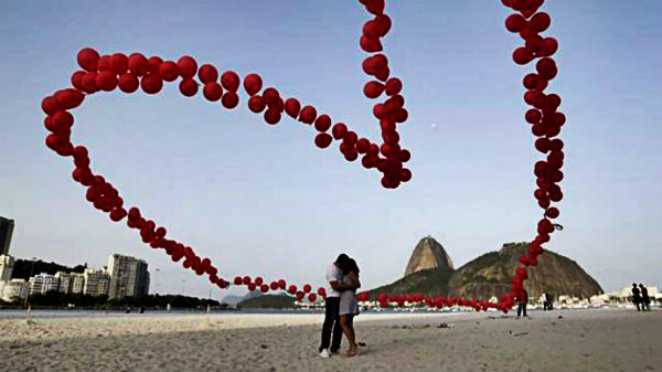 Não deixe de sentir o melhor sentimento. 