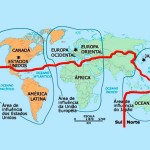 Divisão por norte e sul.