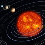 Não existe vida, nos primeiros dois planetas, devido a temperatura. Nos de mais, não dá para saber, mas existem estudos, sobre o caso.